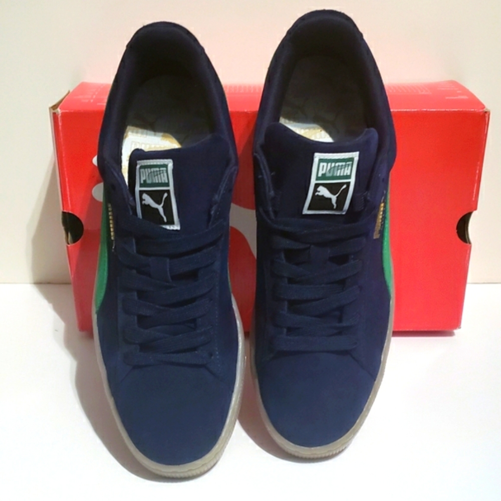 PUMA Suede Classic / Blue Green Gum sz 12 - Picture 10 of 15